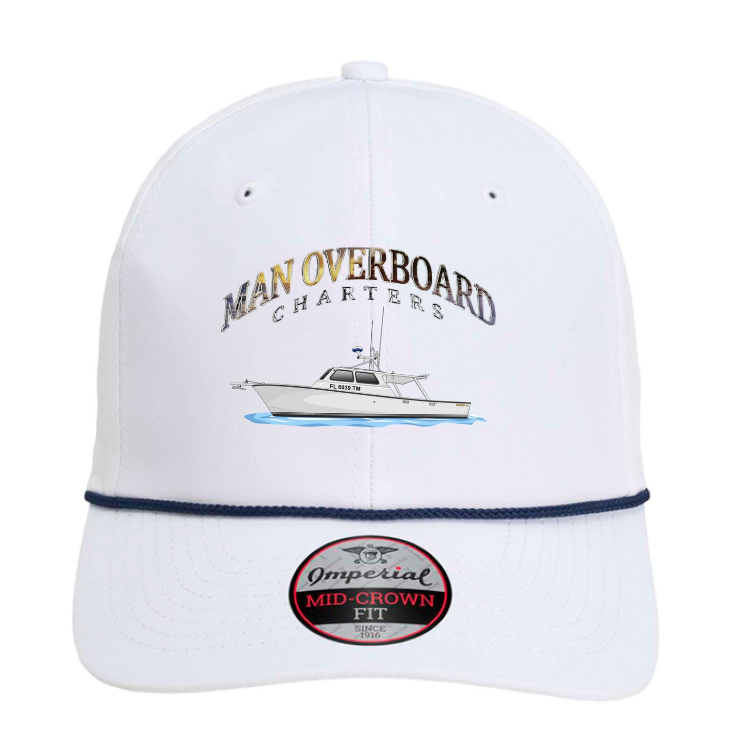 White/ Navy - FRONT
