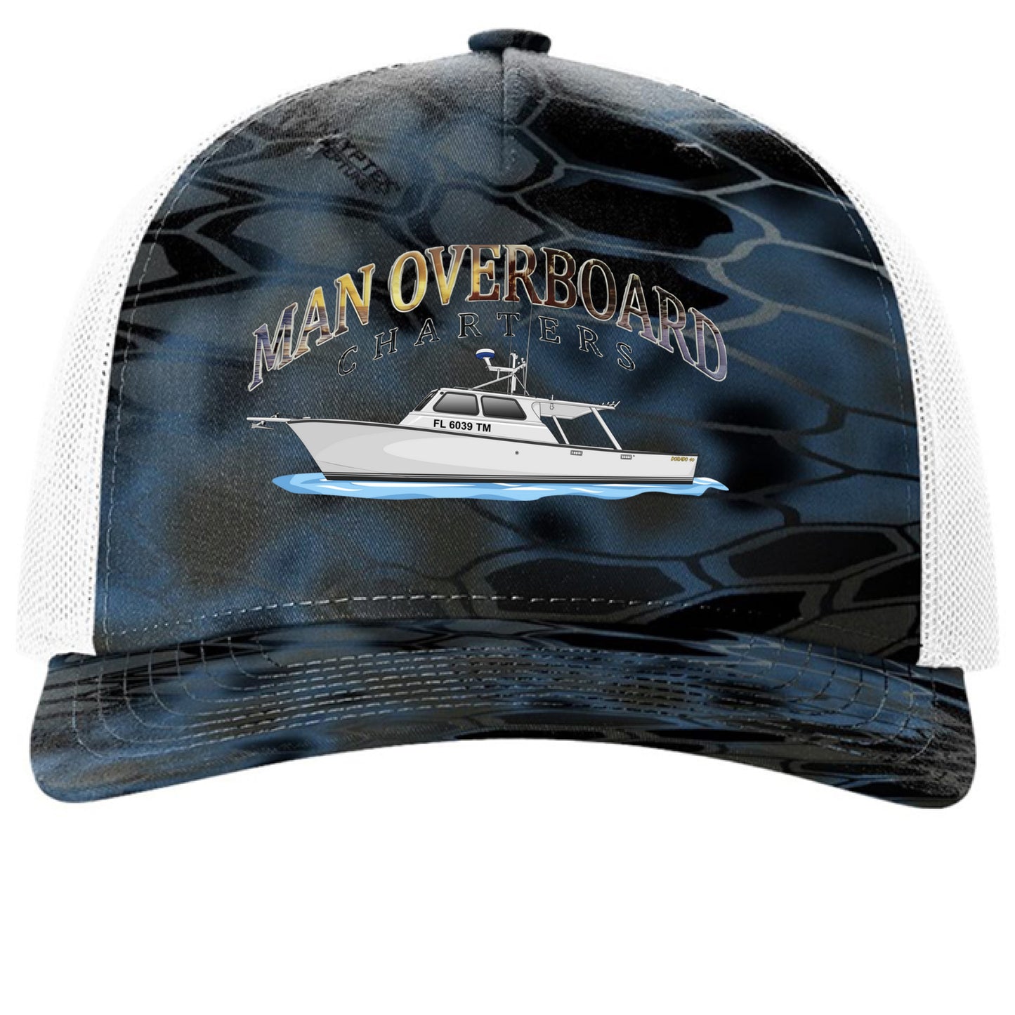 Kryptek Neptune/ White - FRONT