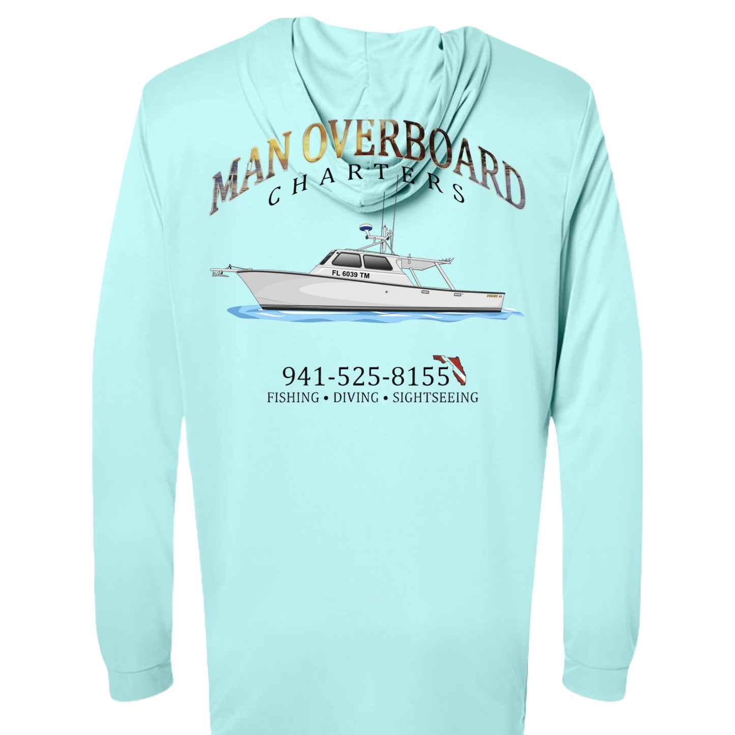 Aqua Blue - BACK