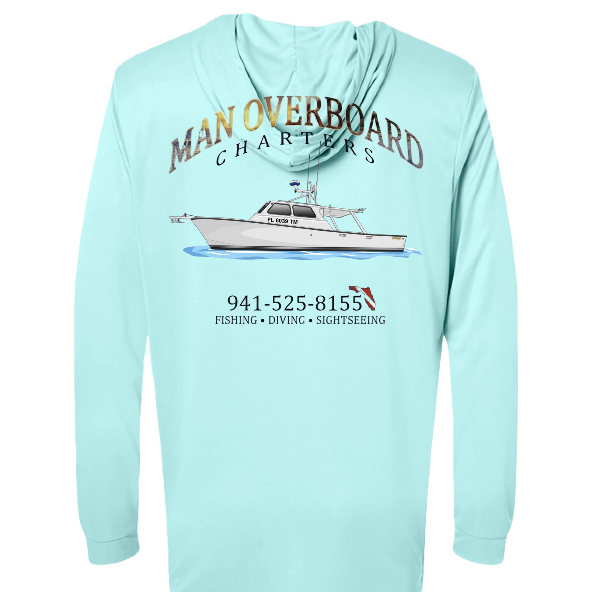 Aqua Blue - BACK