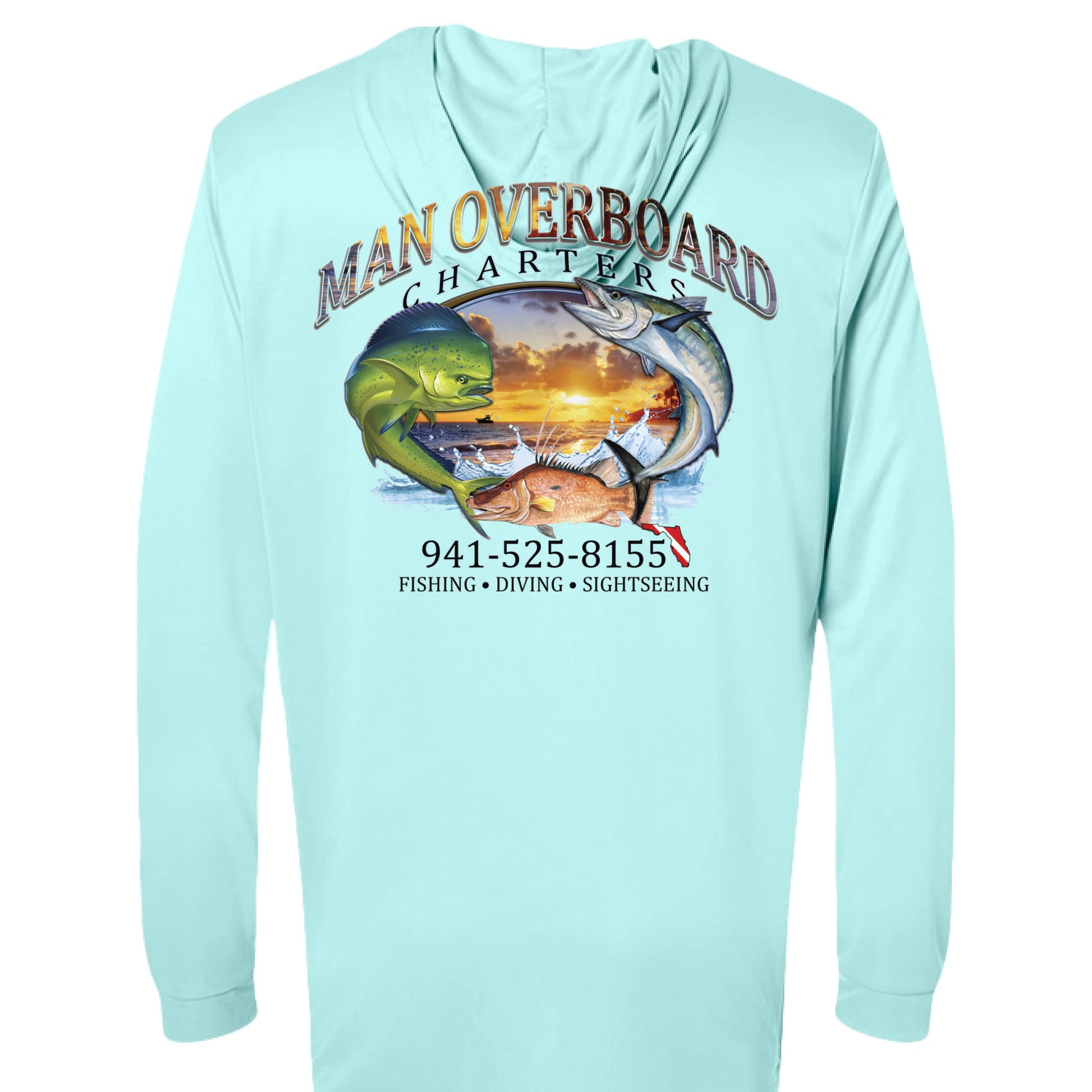 Aqua Blue - BACK