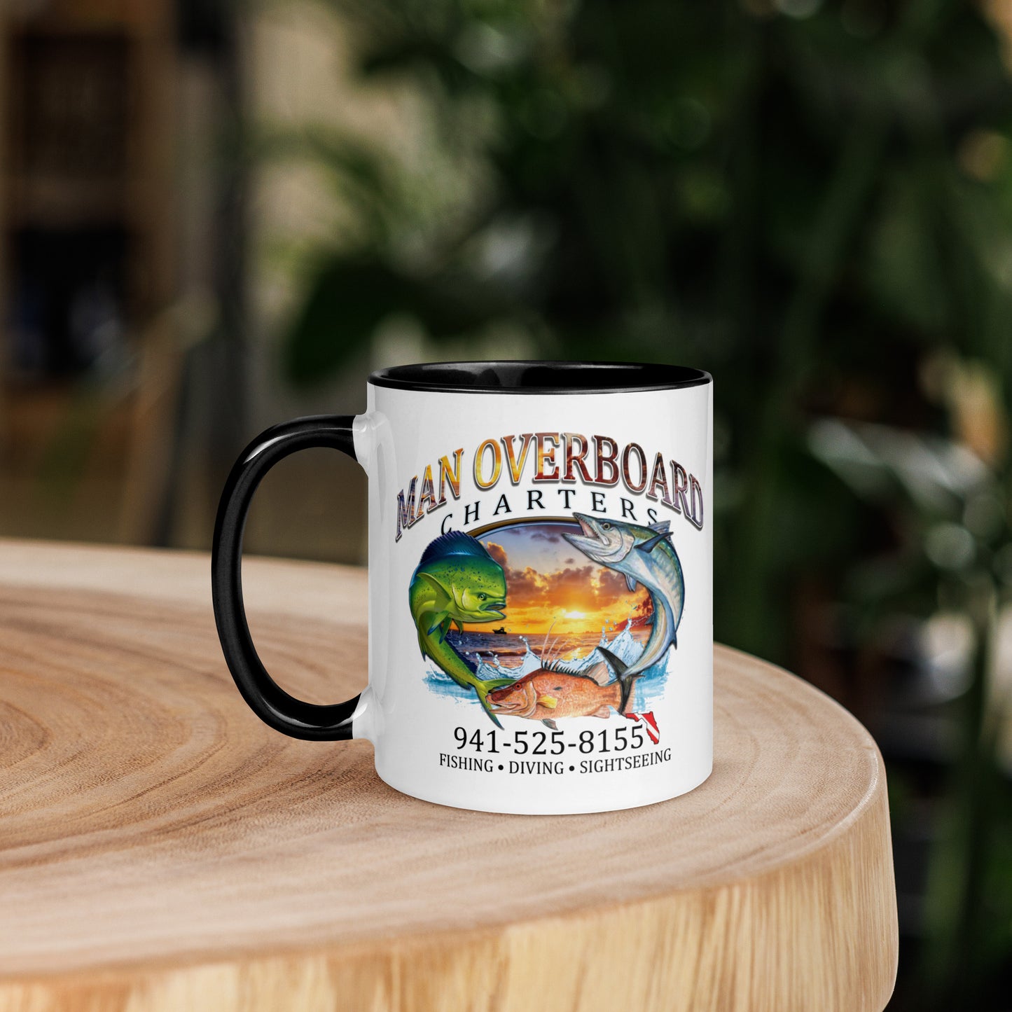 Man Overboard Mug with Color Inside
