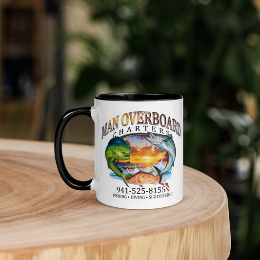Man Overboard Mug with Color Inside